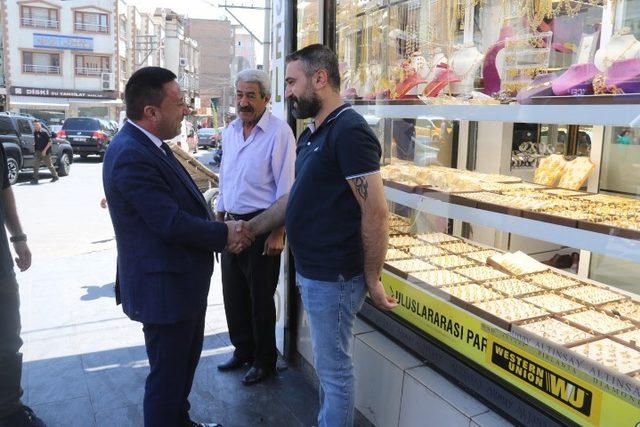 Başkan Beyoğlu’nun esnaf ziyareti sürüyor