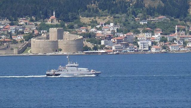 Rus arama kurtarma gemisi Çanakkale Boğazı’ndan geçti