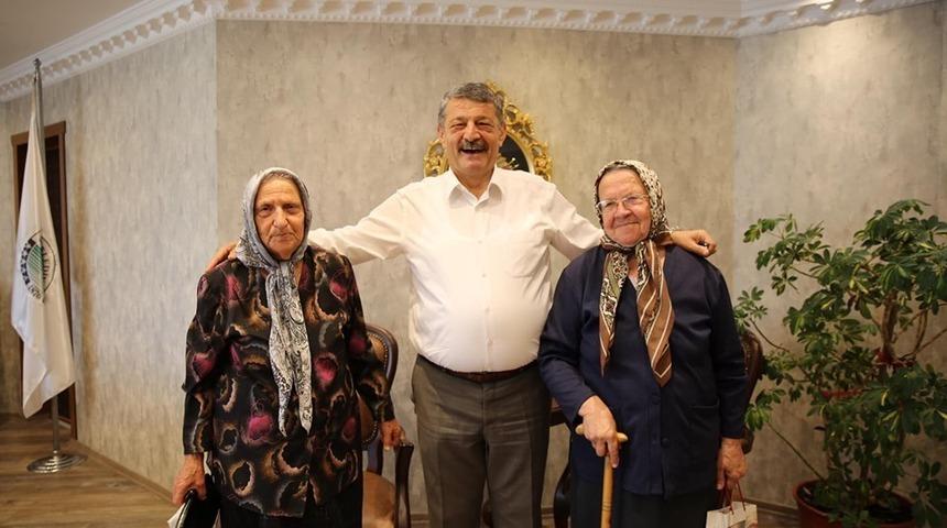 Başkan Akın misafirlerini ağırladı