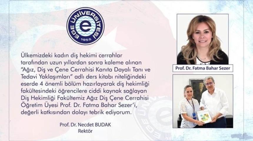 Prof. Dr. Sezer&rsquo;den bilime b&uuml;y&uuml;k katkı
