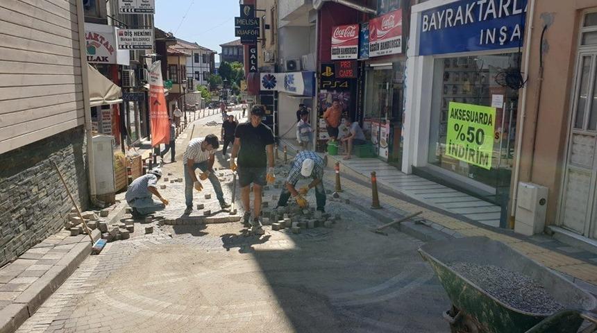 Hamam Sokak&rsquo;ta bakım ve onarım &ccedil;alışması yapıldı