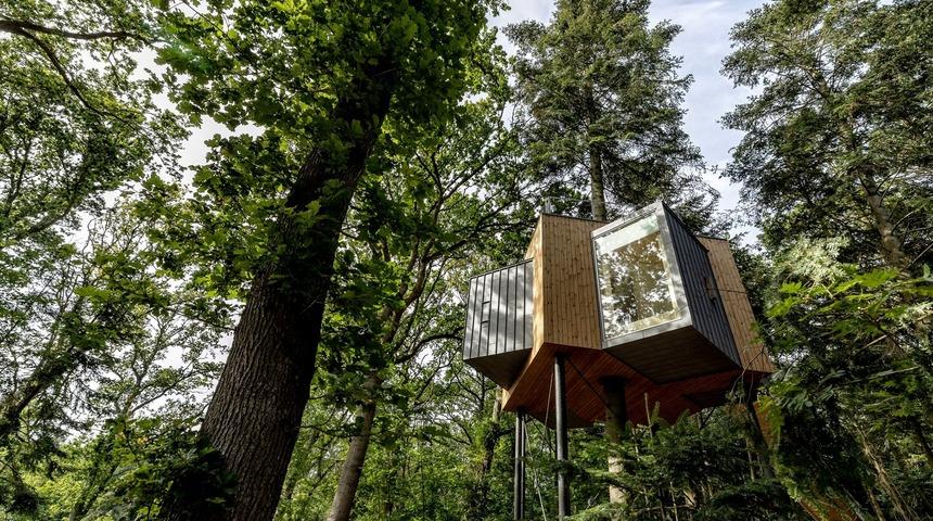 Bu otelde kalmak için tırmanmak şart!