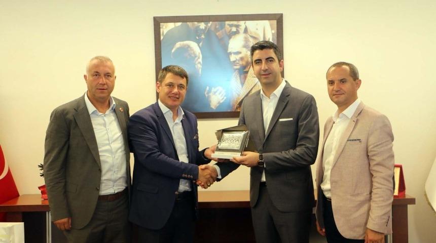 Ardino Belediye Başkanı Murad&rsquo;dan Başkan Y&uuml;ksel&rsquo;e tebrik ziyareti