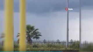 Fındıklı açıklarında oluşan hortum böyle görüntülendi