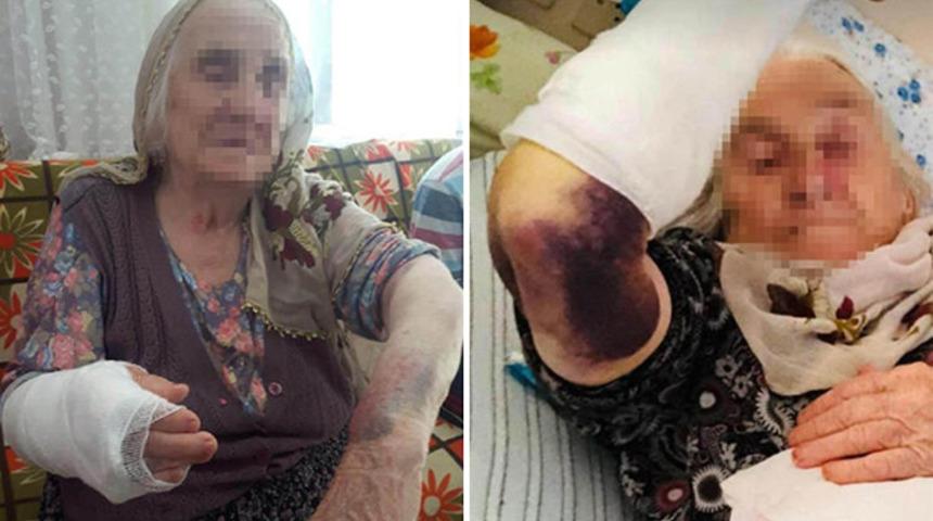 Samsun'da 92 yaşındaki kayınvalidesini döven gelin serbest