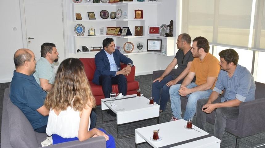 Tisna arkeoloji heyetinden Başkan Serkan Acar&rsquo;a ziyaret