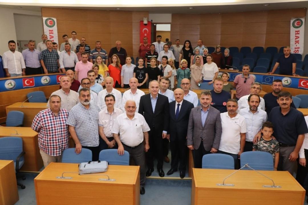 Başkan &Ouml;zl&uuml; toplu iş s&ouml;zleşmesi imzalandı