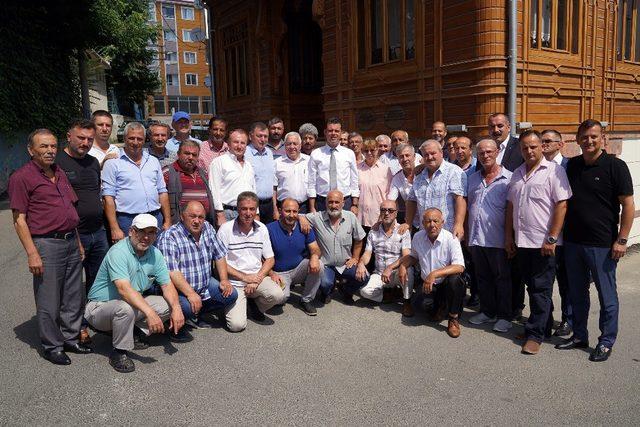 Başkan Sarıkurt taksi esnafını ağırladı