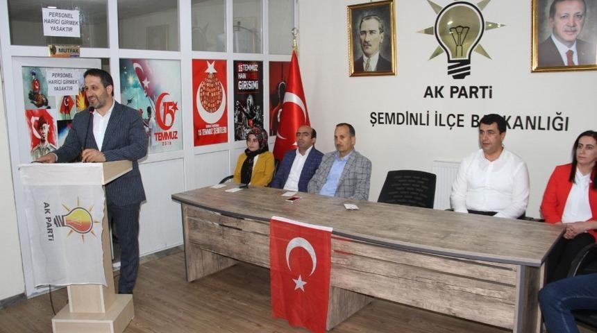 AK Parti Hakkari İl Başkanı Gür Şemdinli’de