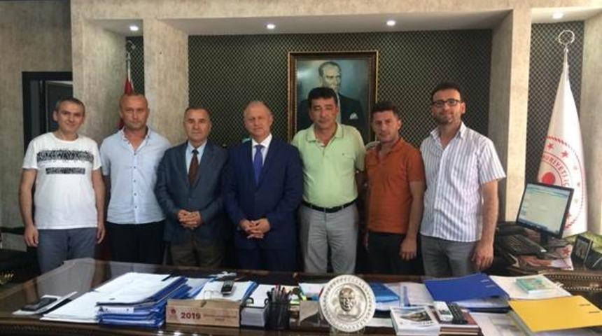 G&uuml;reş Ağası, Kaymakam &Ccedil;orumluoğlu&rsquo;nu ziyaret etti