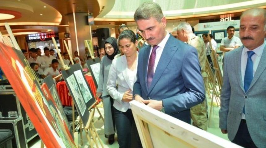 AVM’de "Muhacirden Ensar’a,15 Temmuz 2" sergisi açıldı