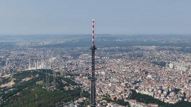 Çamlıca kulesinde sona doğru