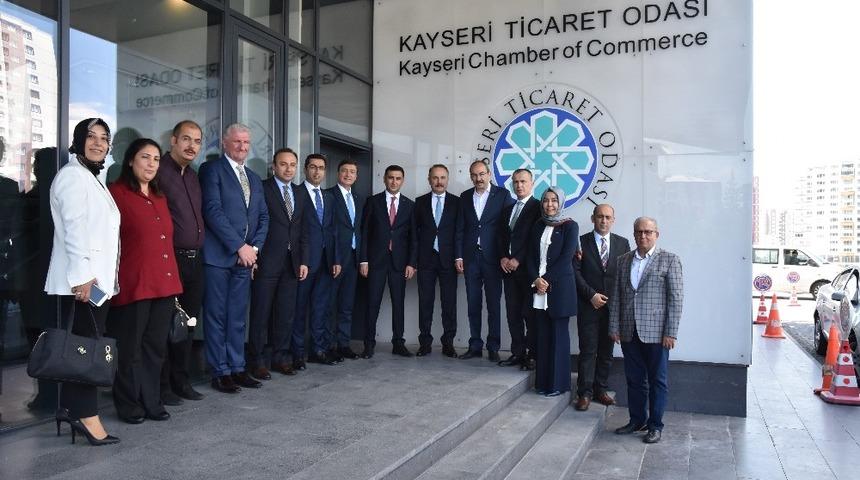 Vakıfbank Genel M&uuml;d&uuml;r&uuml; Abdi Serdar &Uuml;st&uuml;nsahil&rsquo;den KTO&rsquo;ya Ziyaret