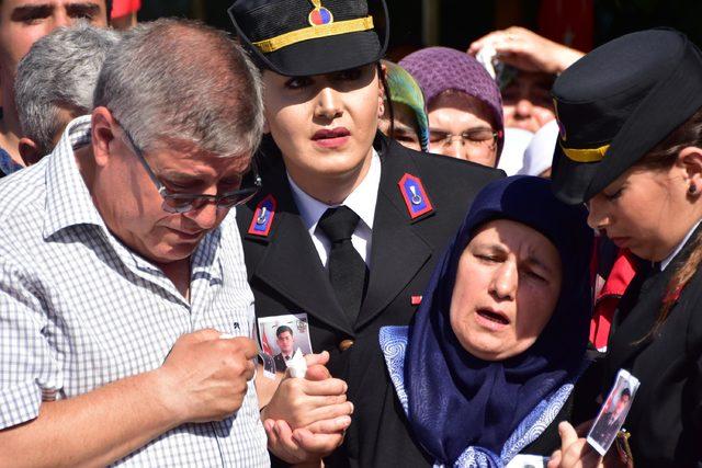 Şehit Üsteğmen, Dalaman'da gözyaşlarıyla uğurlandı