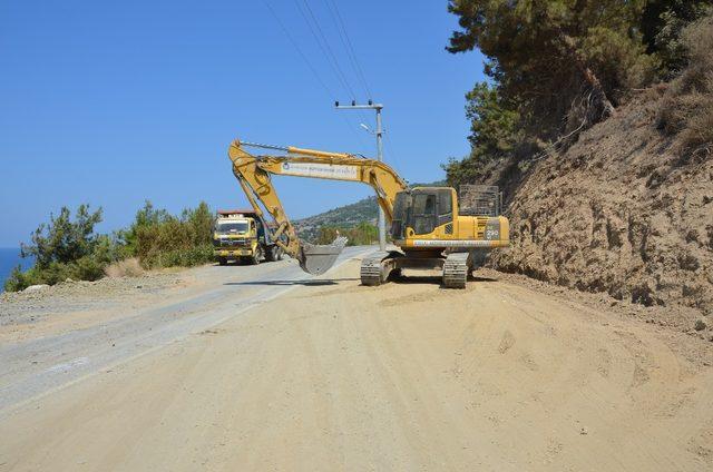 Alanya-Gazipaşa sahil yolunda sona gelindi