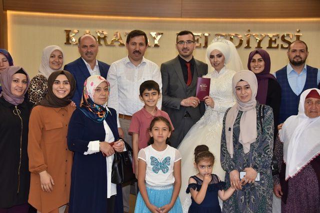 Başkan Kılca’dan evlenecek çiftlere nikah sürprizi