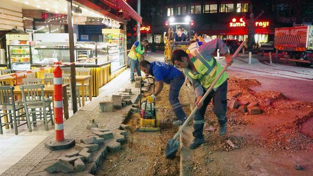 Kızılay’ın ünlü cadde ve sokaklarına makyaj