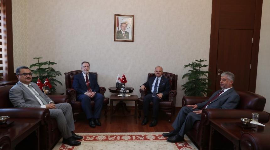 Vali &Ccedil;akacak, Diyanet İşleri Başkan Yardımcısı Tıraş&ccedil;ı&rsquo;yı kabul etti