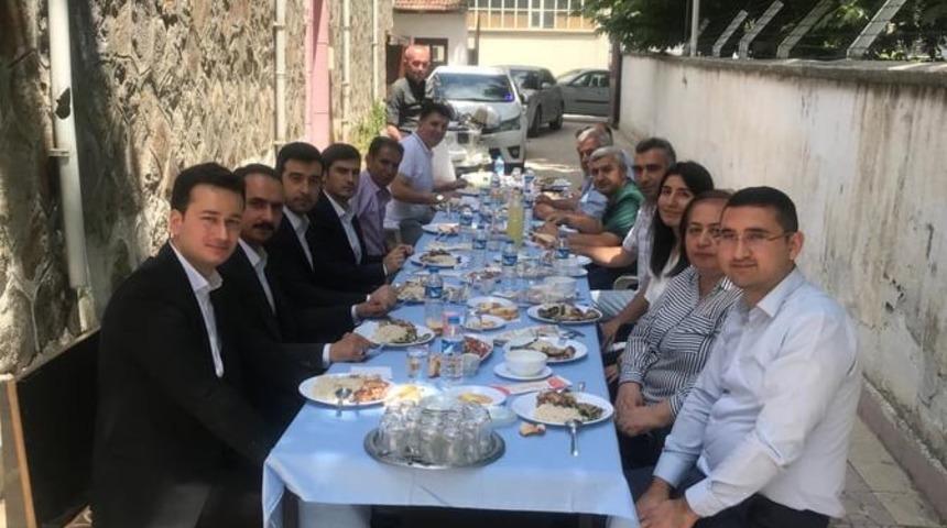 Tosya’da infaz koruma memurlarına veda yemeği