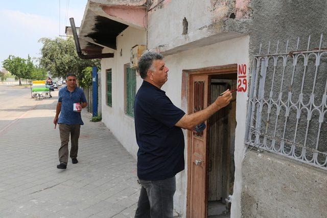 Yüreğir’de numarataj çalışmaları başladı