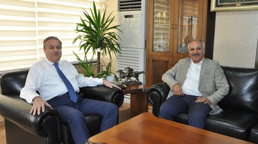 Vali Su, ESOB Başkan Din&ccedil;er&rsquo;i ziyaret etti