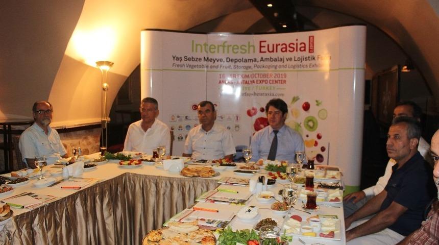 Interfresh Eurasia Fuarının tanıtımı Hatay&rsquo;da yapıldı