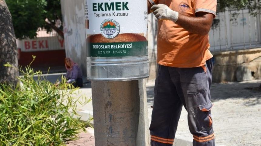 Bayat ekmekler artık toplama kutularına yerleştirilecek