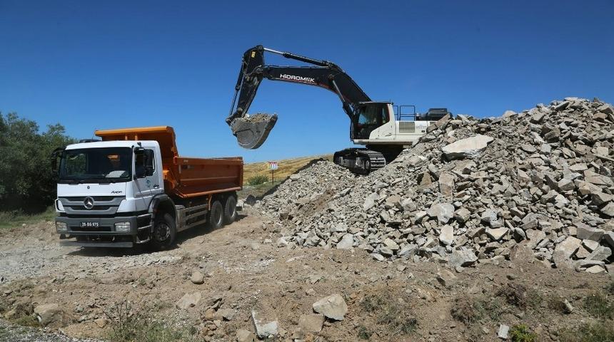 Odunpazarı Belediyesi hammadde ocağı a&ccedil;tı