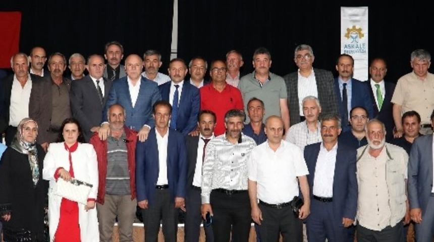 Başkan sekmen Aşkale&rsquo;deydi