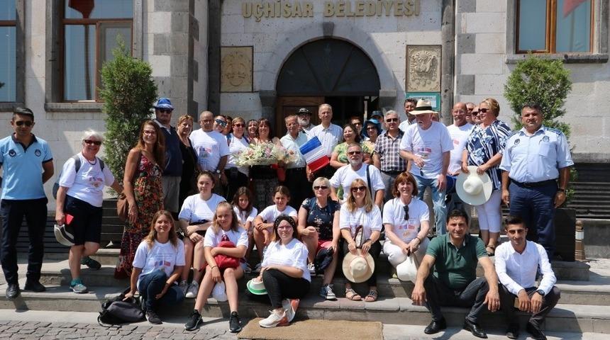 Uçhisar Belediyesi Fransa-Cadaujac kardeş şehrini ağırladı