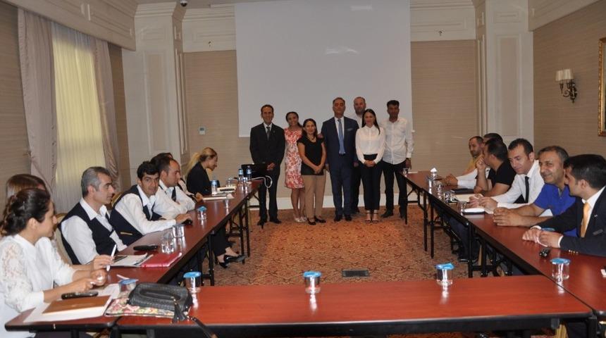 Van&rsquo;daki turizmcilere işbaşı eğitimi