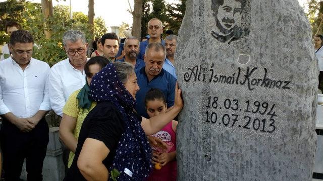 Ali İsmail Korkmaz, Hatay'daki mezarı başında anıldı