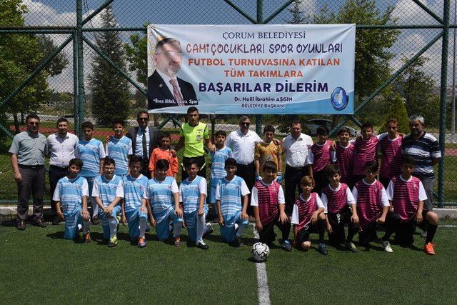 Cami çocukları spor oyunları başladı