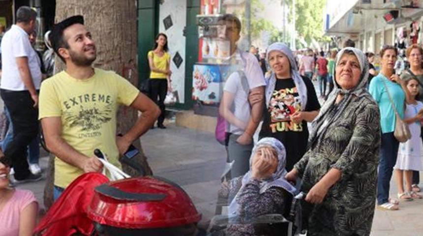 Denizli'de arılar kentin işlek yerlerinden birindeki ağaca oğul verdi