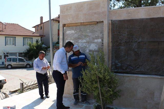 Kurtuluş Savaşı’nın sembolü ’’Kırık Kağnı ve Üç Komutan Anıtı’’ bakıma alındı