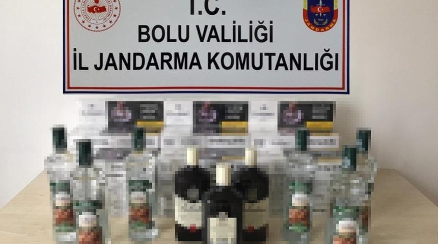 Bolu&rsquo;da ka&ccedil;ak sigara, i&ccedil;ki ve uyuşturucu operasyonu