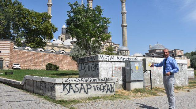 Selimiye Camisi'nde görüntü kirliliği
