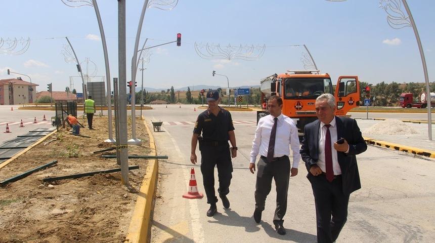 Dumlupınar&rsquo;da &ccedil;evre d&uuml;zenleme ve peyzaj &ccedil;alışmaları