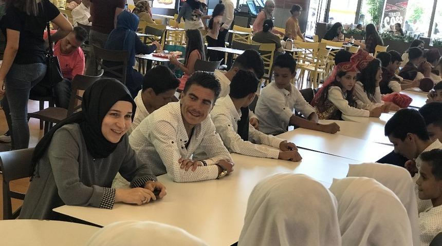 Yeşilyurt Kızılay Şubesi, Suriyeli &ccedil;ocukları ağırladı