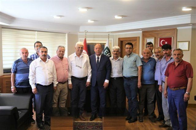 Türkiye Muhtarlar Federasyonundan Başkan Oprukçu’ya ziyaret