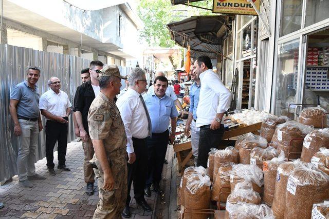 Tarihi Tuz Hanı inşaatı hızla yükseliyor