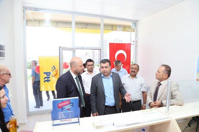 Mehmet Akif Ersoy mahallesine PTT şubesi açıldı