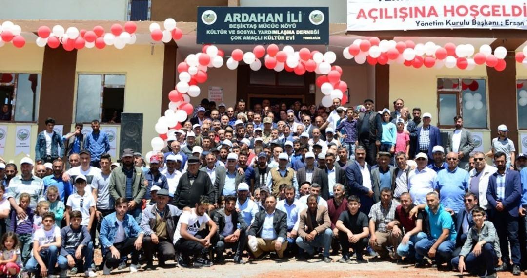 Ardahan Beşiktaş K&ouml;y&uuml;&rsquo;nde K&uuml;lt&uuml;r Merkezi a&ccedil;ılışı