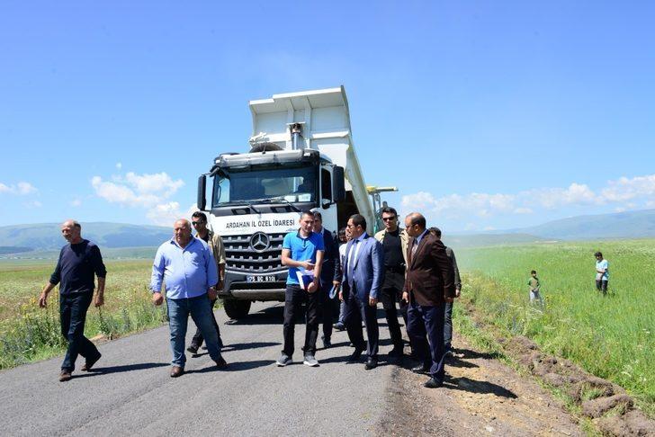 Vali Masatlı, KÖYDES programı kapsamında başlayan çalışmaları inceledi G3