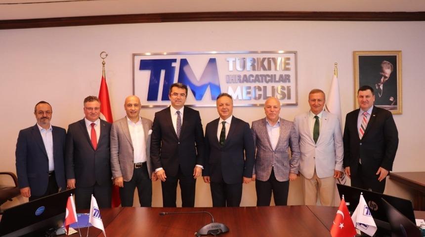 Vali Memiş, TİM Başkanı Gülle’ye tekstilkenti anlattı