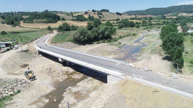 Kent merkezine ulaşımı kısaltacak köprüde sona gelindi