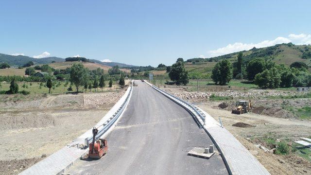 Kent merkezine ulaşımı kısaltacak köprüde sona gelindi