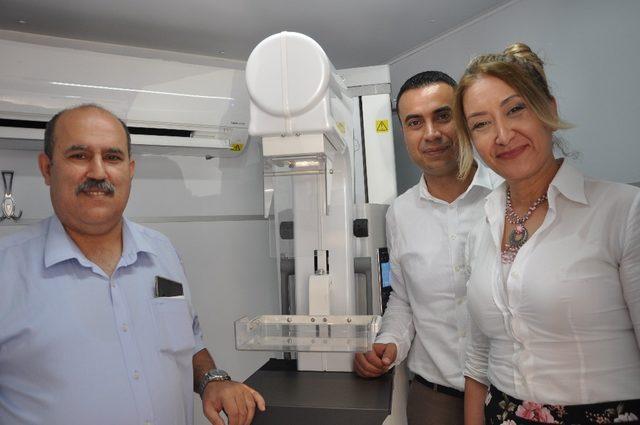 Tarsus’ta Ücretsiz Mobil Mamografi aracı görevine başladı