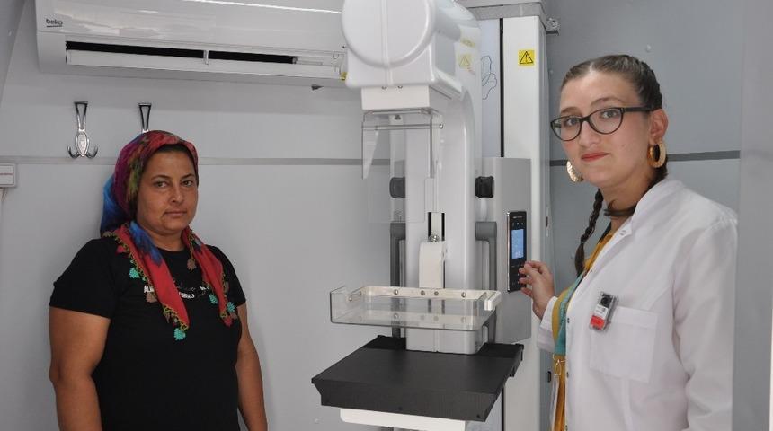 Tarsus&rsquo;ta &Uuml;cretsiz Mobil Mamografi aracı g&ouml;revine başladı