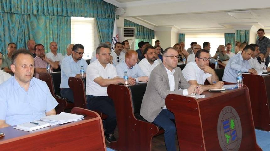 &Uuml;nye masaya yatırıldı